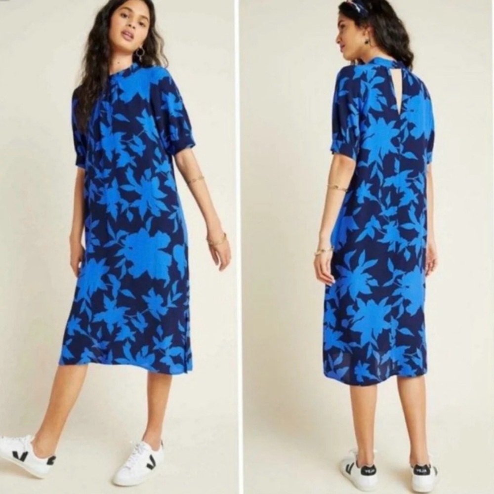Anthropologie Mackenzie Mock Neck Tunic Dress